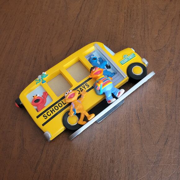 Sesame Street 123 School Days Bus Ceramic  Picture Frame Vintage 2003 - Picture 7 of 7